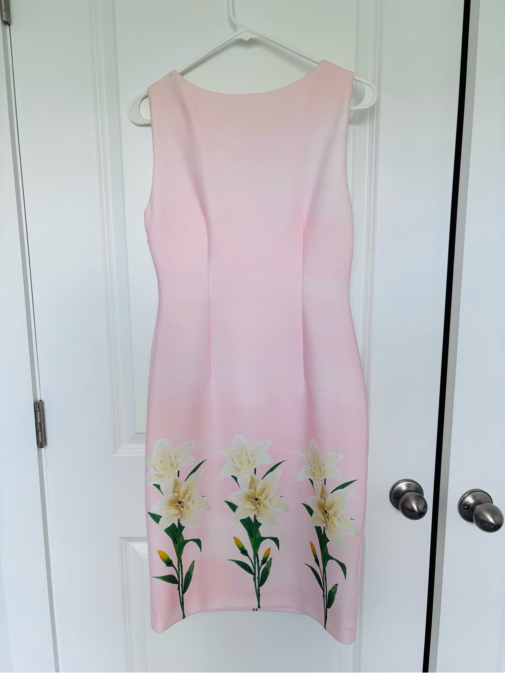 Calvin Klein Pink Floral Sheath Dress - Picture 2 of 5